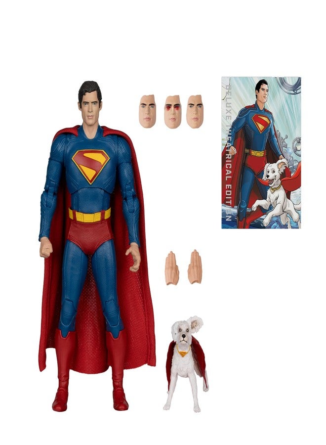 McFarlane Toys DC Theatrical Deluxe 7in WV1 - Superman with Krypto (Superman Movie) - Image 4